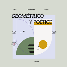 Geométrico y Poético . Un progetto di Tipografia, Design tipografico, Graphic design e Belle arti di Ire Schnabel Beyer - 01.04.2025