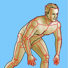 DYNAMIC POSE. Drawing, Figure Drawing, Fine Arts, Sketching, and Digital Drawing project by David Roi Corral Naveira - 04.01.2025