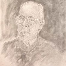Autorretrato en grafito. Fine Arts, Pencil Drawing, and Portrait Drawing project by Raúl Ignacio Leiva Lobos - 04.01.2025