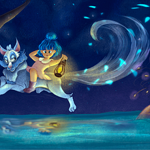 MAGIC DOG. Un progetto di Illustrazione infantile e Illustrazione digitale di Serena Mendrano - 01.04.2025