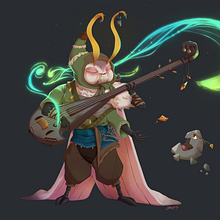 Fantasy Character Design in Procreate - Final Project. Character Design, Digital Drawing, Digital Illustration, Digital Painting, and Traditional illustration project by Josh Goldblatt - 04.03.2025