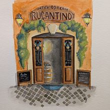 RUCANTINO. Architectural Illustration, Drawing, Painting, and Watercolor Painting project by Karla Ortiz - 04.04.2025