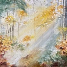 Finding a path . Painting, and Watercolor Painting project by Evelina Olesinska - 04.05.2025