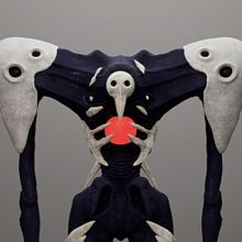 Angel Creature from Evangelion. 3D, Concept Art, 3D Character Design, 3D Modeling, and Video Games project by Patrick Quiles - 04.05.2025