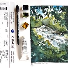 Into the jungle. Un progetto di Illustrazione tradizionale, Pittura ad acquerello, Sketchbook, Disegno e Disegno artistico di Ylenia Vimercati Molano - 06.04.2025