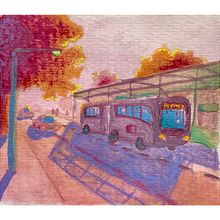 CDMX a gouache. Gouache Painting, Traditional illustration, and Painting project by Anahí GS - 04.06.2025