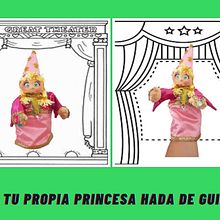 Convierte Tela en Magia: Tutorial de Muñeca Princesa Hada de Guiñol . Un proyecto de Artesanía, Bellas Artes y DIY de Gliiter Moda - 07.04.2025