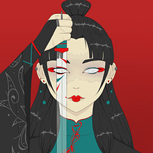 Sayuri. Projekt z dziedziny Projektowanie postaci, Komiks, Ilustracja c, frowa, Trad, c, jna ilustracja i Manga użytkownika amandavzf - 08.04.2025