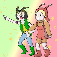 Grasshopper y Snail. Un progetto di Character design, Disegno digitale, Illustrazione digitale, Illustrazione tradizionale e Manga di Kevinilos - 08.04.2025