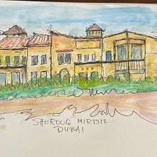 Villas in Shorooq Mirdif Dubai. Un progetto di Pittura ad acquerello e Bozzetti di Loreli - 08.04.2025