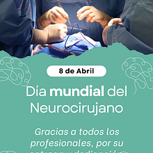 Día del Neurocirujano. Br, ing, Identit, Graphic Design, Social Media Design, and Web Design project by Marisol Barros Chianca - 04.08.2025