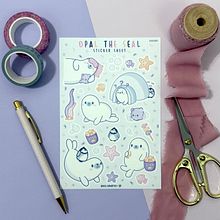 Kawaii Illustration: Create Charming Characters - Opal the Seal. Character Design, Traditional illustration, Drawing, and Digital Illustration project by Angela - 04.09.2025