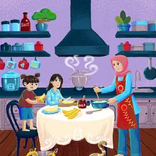 Delicious Banana Cake. Character Design, Digital Illustration, Children's Illustration, and Editorial Illustration project by Andi Supriyono - 04.09.2025