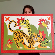 Pintura em tela . Projekt z dziedziny  Malarstwo, Ilustracja c, frowa,  Dekoracja wnętrz, Malarstwo akr i lowe użytkownika Bianca Marçal - 09.04.2025