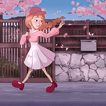 The Love Letter Postwoman. Character Design, Digital Drawing, Digital Illustration, and Traditional illustration project by Emeline - 04.09.2025