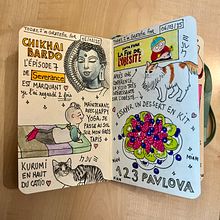 Carnet de gratitude : March 2025 sketchbook. Ilustração tradicional, Desenho, Stor, telling, e Sketchbook projeto de Stig Legrand - 09.04.2025