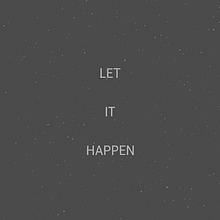 Let it happen. Animation, Motion Graphics, T, pograph, Kinetic T, and pograph project by Volha Hracholskaya - 04.10.2025