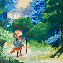 The Journey. Children's Illustration, Watercolor Painting, Stor, telling, Drawing, and Traditional illustration project by Nina Daoust - 04.10.2025