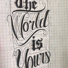 Script practice . Calligraph, Lettering, and Tattoo Design project by ljade1243 - 04.11.2025