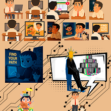 R33 su despertar. Un proyecto de Ilustración tradicional, Ilustración digital, Dibujo, Ilustración infantil, Escritura creativa, Stor y telling de Joffre Garzón Tocora - 11.04.2025