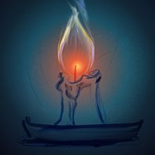 Vela. Writing, Traditional illustration, and Digital Illustration project by Jerson Robles - 04.12.2025