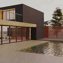 Entre sentidos. 3D Modeling, Architecture, ArchVIZ, Interior Design, and Spatial Design project by Paula Andrea Pérez - 04.12.2025