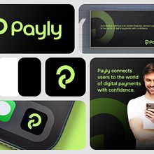 Payly — Smooth, Modern, and Friendly Digital Payments. Br, ing, Identit, Design, Logo Design, and Graphic Design project by Duncan Glenadel - 04.12.2025