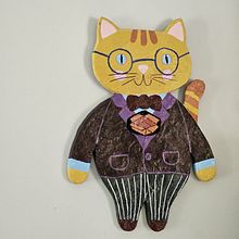 Gato gordinho com sonho de caixa. Projekt z dziedziny To, art, Projektowanie zabawek, Projektowanie postaci, Kreat, wne zabaw, z dziećmi, Trad, c i jna ilustracja użytkownika daisydalberto - 12.04.2025