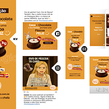 Projeto: Campanha - Pra Fazer uma Páscoa Feliz | Bolo de Páscoa Feliz - Empório das Tortas. Un progetto di Cop, writing, Creatività, Marketing, Pubblicità e Content Writing di Evellyn Malheiros - 13.04.2025