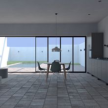 Render exterior con iluminación natural y materiales realistas. Architecture, Digital Architecture, Interior Architecture, and ArchVIZ project by flcamachocu - 04.13.2025