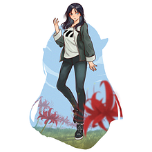 Original Character Splash-art. Digital Illustration, Drawing, Character Design, Digital Drawing, and Digital Painting project by Bella Erstling Jørgensen - 04.13.2025