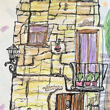 The Yellow Building Ein Projekt aus dem Bereich Architektonische Illustration, Zeichnung, Illustration mit Tinte, Sketchbook und Skizzenentwurf von matthew_grinder80 - 14.04.2025