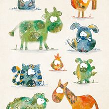 Mein Abschlussprojekt - Illustrate Characters for Children. Character Design, Children's Illustration, Digital Illustration, and Picturebook project by Alexi Becker - 04.14.2025