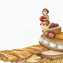 Dulcemente dulce. Traditional illustration project by Laura Clotet - 04.15.2025