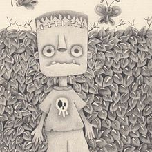 El pequeño y angustiado Franky. Projekt z dziedziny Projektowanie postaci, Ilustracje dla dzieci, Malowanie gwaszami, R, sunek ołówkiem, Książka obrazkowa i Sketchbook użytkownika Alex Lizarraga - 15.04.2025