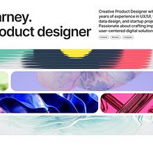 Portfolio Header . Web Design project by Barnabas Inyangsam - 04.15.2025