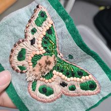 Embroidery Butterfly . Embroider, Fashion Design, Painting, DIY, Upc, cling, and Textile Design project by hoangmydo - 04.15.2025