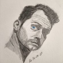 Portrait of Henry Cavill in graphite pencil. Artistic Drawing, Drawing, Figure Drawing, Fine Arts, Traditional illustration, Pencil Drawing, Portrait Drawing, Realistic Drawing, and Sketching project by mortuum - 04.15.2025