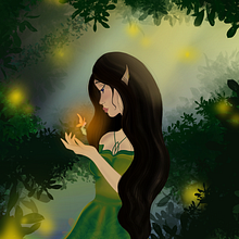 Elfa Florestal. Projekt z dziedziny Ilustracja c i frowa użytkownika Carol Vaz - 15.04.2025