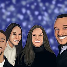 Ilustração Digital em Família . Projekt z dziedziny Ilustracja c i frowa użytkownika Carol Vaz - 15.04.2025