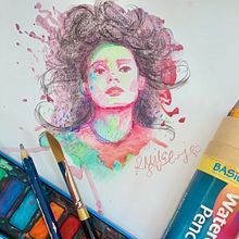 Don’t let “not enough” hold you back.. Projekt z dziedziny  R, sunek,  Malarstwo, Narracja, Malowanie akwarelą, Stor, telling, Kreat, wność, R, sunek ołówkiem i Sketchbook użytkownika Rad Sol - 16.04.2025