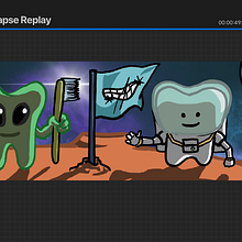 Dientes espaciales Ein Projekt aus dem Bereich Digitale Illustration, Zeichnung und Kinderillustration von Jor LB - 16.04.2025