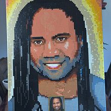 Lego-mosaic. Projekt z dziedziny DIY, Pixel art,  Kolaż, Kreat i wność użytkownika Sarah Heinen - 17.04.2025