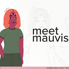 original character design: mauvis (younger version). Projekt z dziedziny Projektowanie postaci, Trad, c, jna ilustracja, Ilustracja c, frowa i Concept art użytkownika christian dove nicole - 18.04.2025