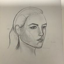 Boceto de lado. Artistic Drawing, Drawing, Portrait Drawing, Sketchbook, and Sketching project by Rebeca -* - 04.19.2025