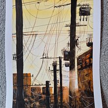 Moja praca do kursu. Un progetto di Belle arti, Pittura e Pittura ad acquerello di ald84 - 19.04.2025