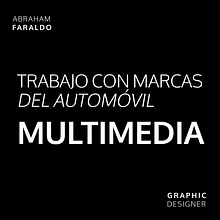Trabajo con marcas del Automóvil. Digital Marketing, and Motion Graphics project by Abraham Faraldo - 04.19.2025