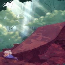 La hora de la siesta. Digital Illustration project by Arantxa Beré - 04.19.2025