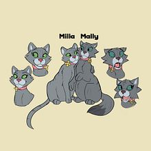 Unos Gatos. Character Design, Concept Art, Digital Illustration, and Traditional illustration project by Julio Cedillo - 04.19.2025