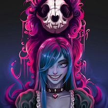 Whispers of Madness. Digital Illustration, Drawing, Graphic Design, Character Design, Creativit, Digital Drawing, Digital Design, Digital Painting, and Video Games project by 1tigra - 04.19.2025